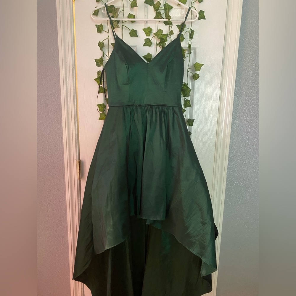 B. Darlin Emerald green high low dress